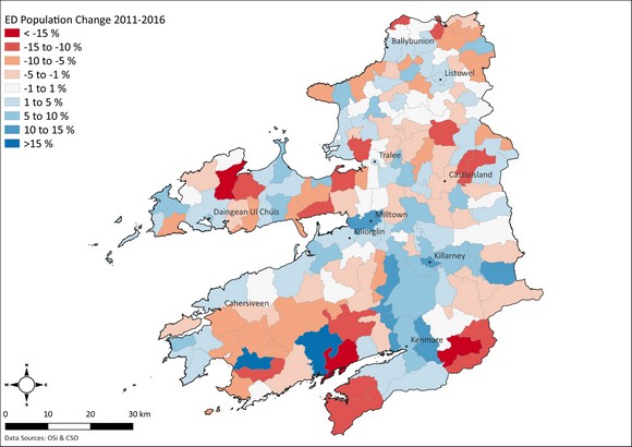 Population change 2011-2016