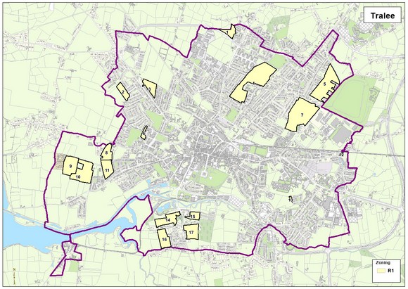 Tralee Settlement Capacity Audit Map
