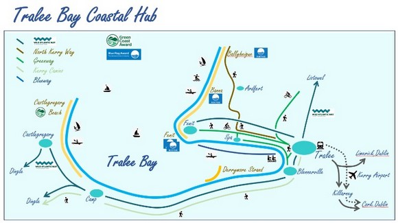 Tralee Bay Coastal Hub map
